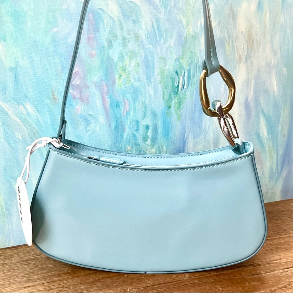 NWT Staud Ollie Shoulder Bag Mist 🌟Rare🌟 - Picture 9 of 15